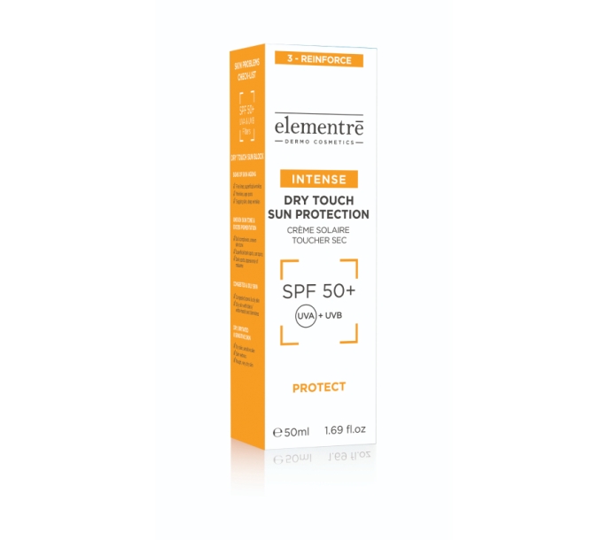 Солнцезащитный крем «Сухое прикосновение» Elementre SPF50+ 50 мл